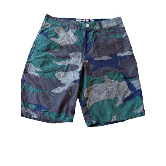 Quiksilver Amphibian Camo Shorts Men’s Size 29 Hybrid Board Surf Swim Trunks - Picture 8 of 9